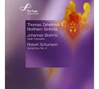 Brahms : Violin Concerto, Schumann : Symphony No. 4