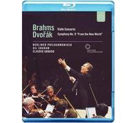 Brahms: Violin Concerto / Symphony No. 9 [Blu-Ray] [Import]