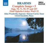 Brahms / Wunderlin / Eisenlohr - Complete Songs Vol. 5 [Compact Discs]