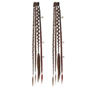 Braid Hair Extension | 20-Inch Boho Clip-in Long Synthetic Hairpiece | 1-Pa