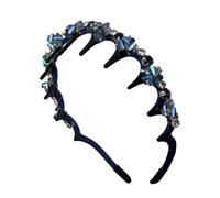 Braid Hairband, Bridal Hair Hoop, High Cranium Design, Anti Slip Fashion Accessory, Decorative Headband for Women, Girls, Bridesmaids, Brides, Parties, 5.51x5.51x1.57 inches