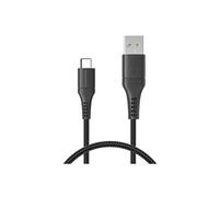 imoshion Braided USB-C vers câble USB - 0,5 mètre - Noir