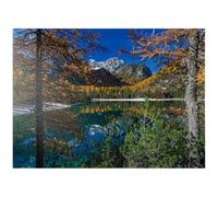 Braies Lake in The Fanes-Sennes-Braies Nature Park, Dolomites, Province de Bolzano, Trentino-Alto Adige - Puzzle de qualité supérieure de 1000 pièces pour adultes