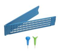 Braille Stylus Kit 4 Lignes 28 Cellules, Pp Acier Inoxydable, Bleu | Présent Rentrée, Outils Braille pour Apprendre le Braille, Aide Pédagogique Braille Portable