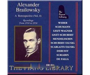 Brailowsky,Alexander - A Retrospective Vol.4 [Import]