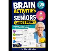 Brain Activities for Seniors Large Print: Fun Memory, Word & Number Games for Older Adults