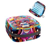 Brain and Bus-194 Kit de première période pour filles, porte-serviettes hygiéniques avec fermeture éclair, porte-serviettes hygiéniques