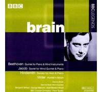 Brain - Beethoven : Quintette Pour Piano Et Instruments A Vent Op.16 - Jacob : Sextuor Pour Quintette A Vent