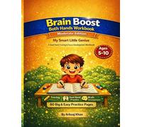Brain Boost Both Hands Workbook: Moderate Edition - My Smart Little Genius | Dual Hand Tracing & Brain Development Workbook for Kids Ages 5-10