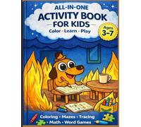 Brain Booster Activity Book for Kids: Educational Fun with Tracing, Mazes, Word Search, Math Worksheets & Creative Writing