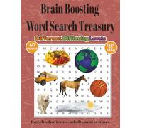 Brain Boosting Word Search for Adults, Teens & Seniors: Large Print Word Search Puzzle Book to Keep the Brain Active & Mind Relaxed with Positive, ... | Gifts for vacations, holidays and free time