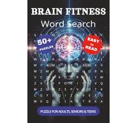 Brain Boosting Word Search: Word Searches with Easy to Read Print about Brain Boosting, Mind Power, Mind Gym and More | 6x9 Inches, 110 Pages | 50+ ... Gift for Vacations, Holidays and Free Times