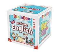 Brain Box Let's Learn English 2094952 Jeu éducatif Quiz pour Enfants à partir de 8 Ans