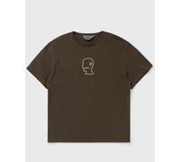 Brain Dead HEAVYWEIGHT 3D EMBROIDERY LOGOHEAD TEE men Shortsleeves brown taille: M