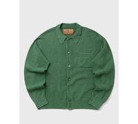 Brain Dead Pigment Dye Long Sleeve Polo Sweater men Zippers & Cardigans green taille: XXL
