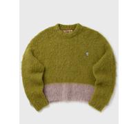 Brain Dead Super Hairy Boxy Knit Sweater men Pullovers green taille: XXL