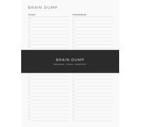 Brain Dump Planner: Task Organization Tool That Helps You Capture Everything on Your Mind and Turn It into Action