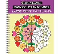 Brain Games - Color By Number - Large Print: Patterns (Stress Free Coloring Book)
