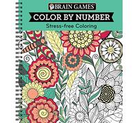 Brain Games - Color by Number: Stress-Free Coloring (Green)