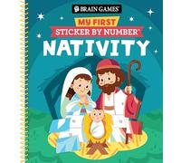Brain Games - My First Sticker by Number: Nativity - Includes the Story of Jesus's Birth