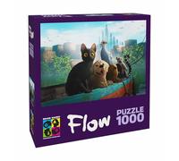 Brain Games - Puzzle Flow Animaux sur Le Bâteau - Puzzle sur Le Décor du Film D'animation Multi-Primé Flow - Golden Globe, César et Oscar du Meilleur Film d'animation