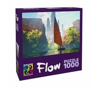 Brain Games - Puzzle Flow Bateau et Bâtiment - Décor du film d'animation multi-primé Flow