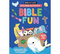 Brain Games - Sticker Activity: Bible Fun - For Ages 3-6 | Coloring, Mazes, Sticker by Number, Dot-to-Dot & More | Christian Activity Book Gift for Preschool, Kindergarten & Sunday School