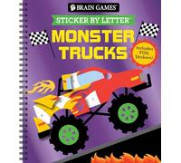 Brain Games - Sticker by Letter: Monster Trucks