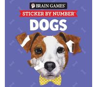 Brain Games - Sticker by Number Compact Edition: Dogs | 7x7 Inches | Perfect Gift for Dog Lovers, Travel Size Activity Book for Adults & Kids 7+