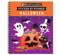 Brain Games - Sticker by Number: Halloween: Volume 1