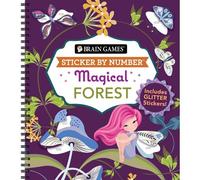 Brain Games - Sticker By Number: Magical Forest (20 Images To Sticker)