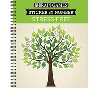 Brain Games - Sticker by Number: Stress Free (28 Images to Sticker)