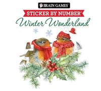 Brain Games - Sticker by Number: Winter Wonderland