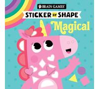 Brain Games - Sticker by Shape: Magical (For Kids Ages 3-6)