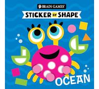 Brain Games - Sticker by Shape: Ocean (for Kids Ages 3-6)