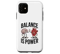 Brain Heart Hi-Five Emotional Intelligence Balance Is Power Coque pour iPhone 11