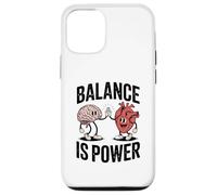 Brain Heart Hi-Five Emotional Intelligence Balance Is Power Coque pour iPhone 12/12 Pro