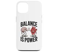 Brain Heart Hi-Five Emotional Intelligence Balance Is Power Coque pour iPhone 13