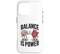 Brain Heart Hi-Five Emotional Intelligence Balance Is Power Coque pour iPhone 16 Pro