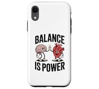 Brain Heart Hi-Five Emotional Intelligence Balance Is Power Coque pour iPhone XR