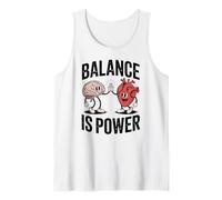Brain Heart Hi-Five Emotional Intelligence Balance Is Power Débardeur