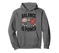 Brain Heart Hi-Five Emotional Intelligence Balance Is Power Sweat à Capuche