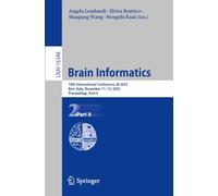 Brain Informatics: 18th International Conference, BI 2025, Bari, Italy, November 11-13, 2025, Proceedings, Part II