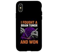 Brain J'Ai combattu Une tumeur au Cerveau et J'Ai gagné Une Super Chirurgie pour Hommes Coque pour iPhone X/XS