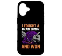 Brain J'Ai combattu Une tumeur au Cerveau et J'Ai gagné Une Super Chirurgie pour Hommes Coque pour iPhone 16