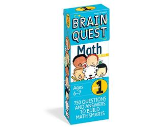 Brain Quest 1st Grade Math Q&A Cards: 750 Questions and Answers to Challenge the Mind. Curriculum-based! Teacher-approved!