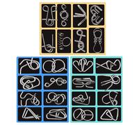 Brain Teaser Challenge - Puzzle Mécanique, Fidget Puzzle, Jouet Éducatif, Jeu De Résolution Problèmes | Développement Cognitif Pensée Critique Coffret Cadeau Poche Voyage Pour Garçons Adultes