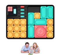 Brain Teaser Puzzle Game-Compact Console pour la pensée logique et l'entraînement de patience, le jeu glissant pour les adultes et les jeunes | Jeu d'apprentissage idéal pour les déplacements, le bure