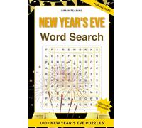 Brain-Teasing New Year's Eve Word Search: 100+ Sparkling New Year's Eve Puzzles | Brain-Boosting Easy to Hard Puzzles | 6 x 9 Inches | Resolutions Renewal and Stress Relief