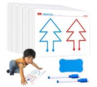 Brain Training Card - Deck d'apprentissage de la compétence - Entraîneur de mémoire moderne - Cartes flash en forme d'œil-main - Décoration de puzzle cognitif - Support de jeu mind - Organisateur de